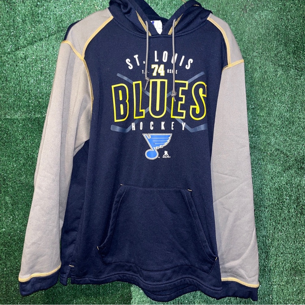 St Louis Blues Vintage Y2K Hoodie M NHL Hockey STL Stanley Cup